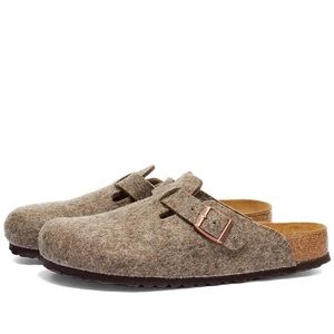 Birkenstock Boston Cocoa Wool